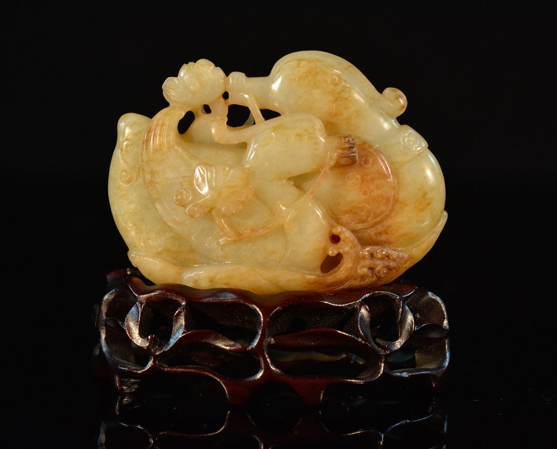 Chinese Nephrite Jade Duck (1 of 5)