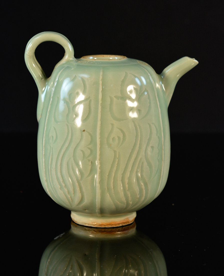 Chinese Ming Celadon Porcelain Teapot (1 of 7)