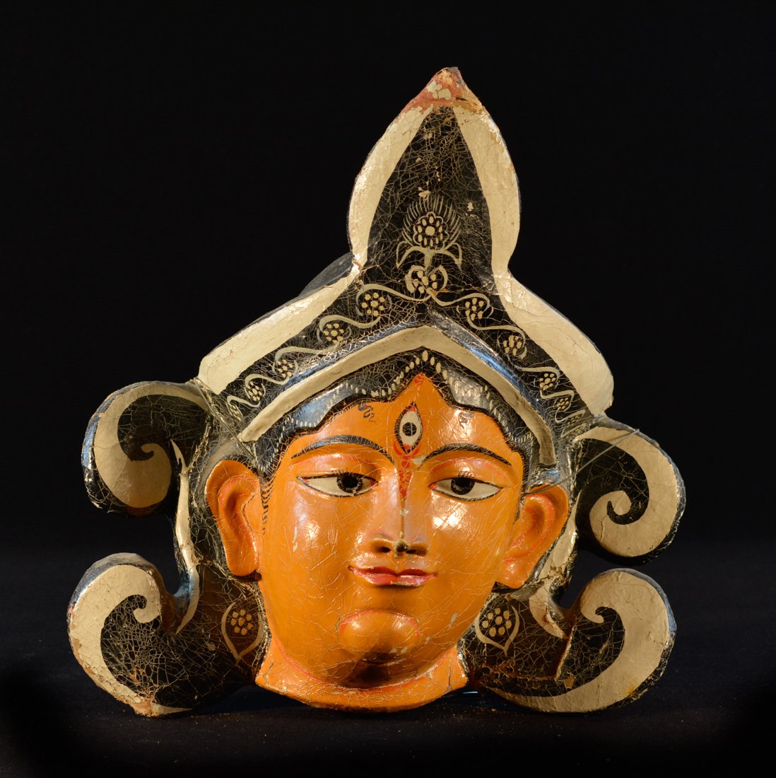 Large Southeast Asia Paper Mache Mask (1 of 8)