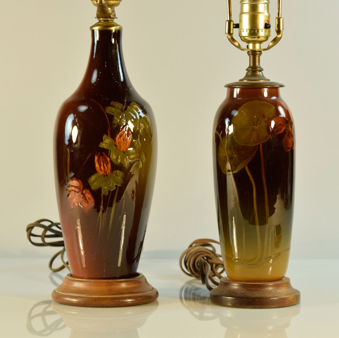Two Rookwood Pottery Vases Lamp (1 of 9)