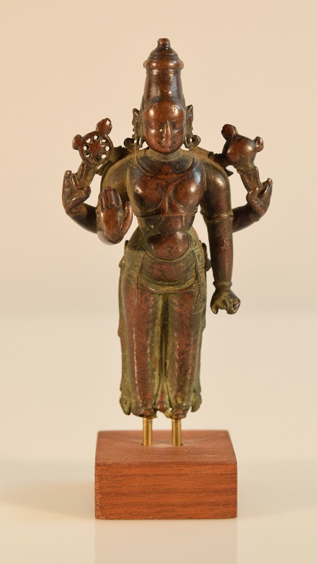 Rare Old Indian Bronze Vishnu (1 of 6)