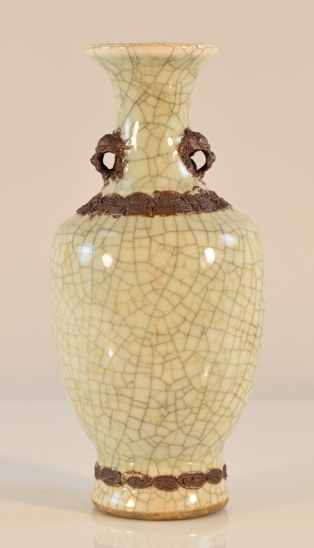 Chinese Crackle Glazed Vase (1 of 8)