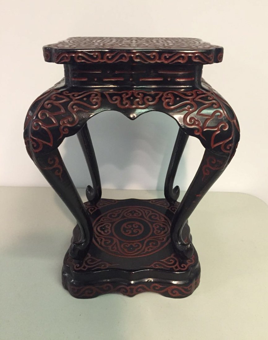 Chinese Guri Lacquer Censer Stand (1 of 6)
