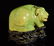 Chinese Green Glazed Porcelain Foolion with Hardwood - 7