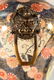 Japanese Imari Clock Set Samurai and Dragon Bronze - 8