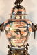 Japanese Imari Clock Set Samurai and Dragon Bronze - 9