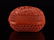 Chinese Cinnebar Box of Peach Shape - 2