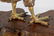 Japanese Mixed Metal Pheasant with Burl Wood Base - 10