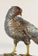 Japanese Mixed Metal Pheasant with Burl Wood Base - 2