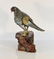 Japanese Mixed Metal Pheasant with Burl Wood Base - 5
