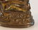 Tibetan Nepal Bronze Seated Buddha - 4