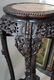Two Chinese Rosewood Stand with Marble Top - 3