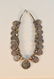 Silver Chain Necklace with Indian Coins