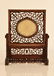 Chinese Rosewood Screen with Nephrite Jade Plaque