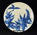 Pair Asian Blue White Porcelain Dishes - 2