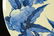 Pair Asian Blue White Porcelain Dishes - 4