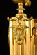 Large Louis XVI Style Bronze Clock with Ram Head - 8