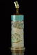 Chinese Porcelain Vase with Raised Landscape Scene - 2