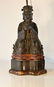 Pair Chinese Ming Bronze Seated Officer - 2