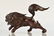 Japanese Bronze Foolion with Ball - 5