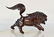 Japanese Bronze Foolion with Ball - 8