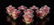 Set of Eight Chinese Pink Porcelain Tea Cups