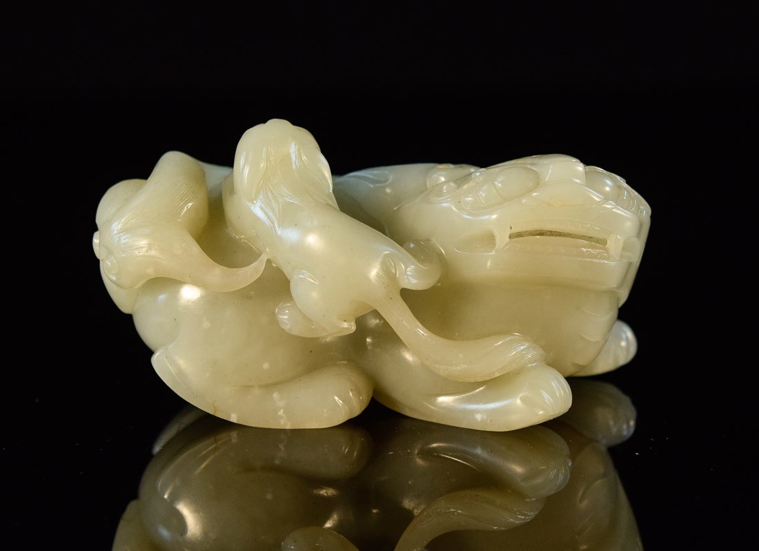 Chinese Celadon Jade Beast (1 of 10)