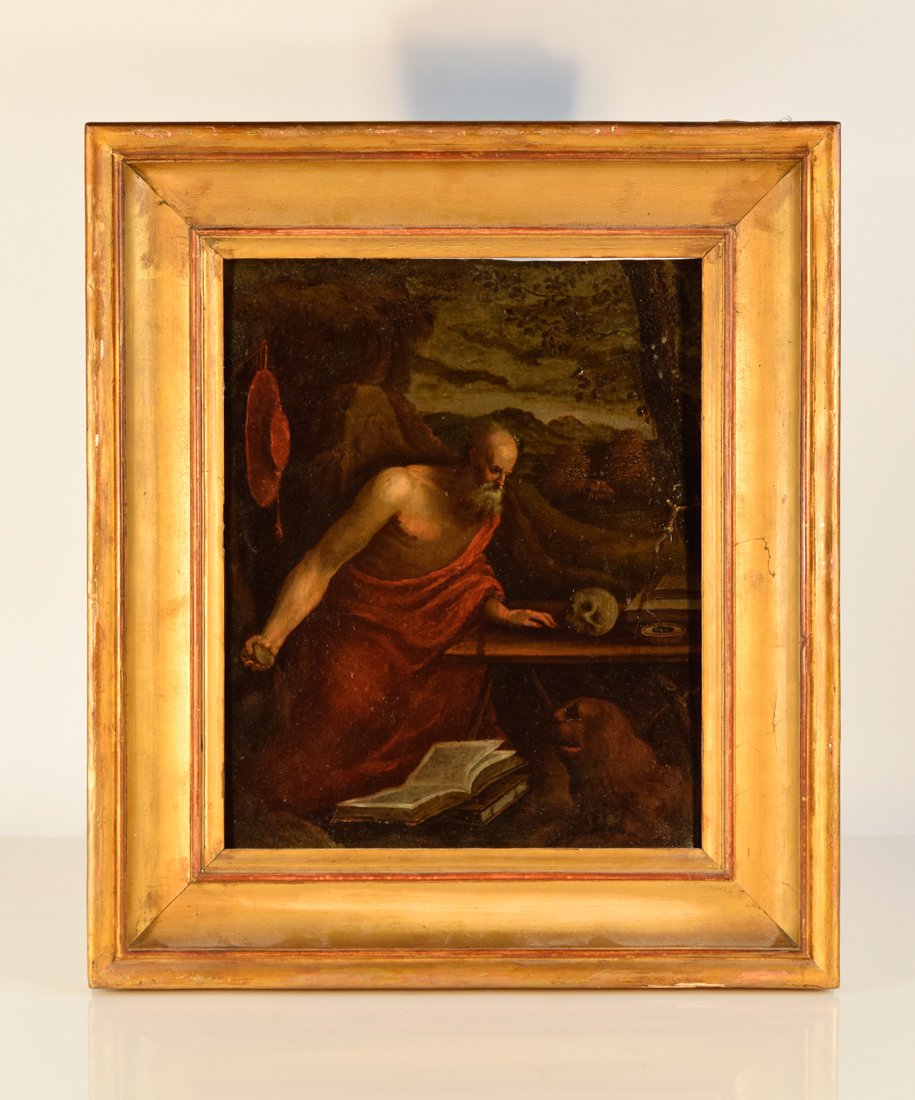 Old Master Oil Painting on Copper Plate - Scholar Study (1 of 7)
