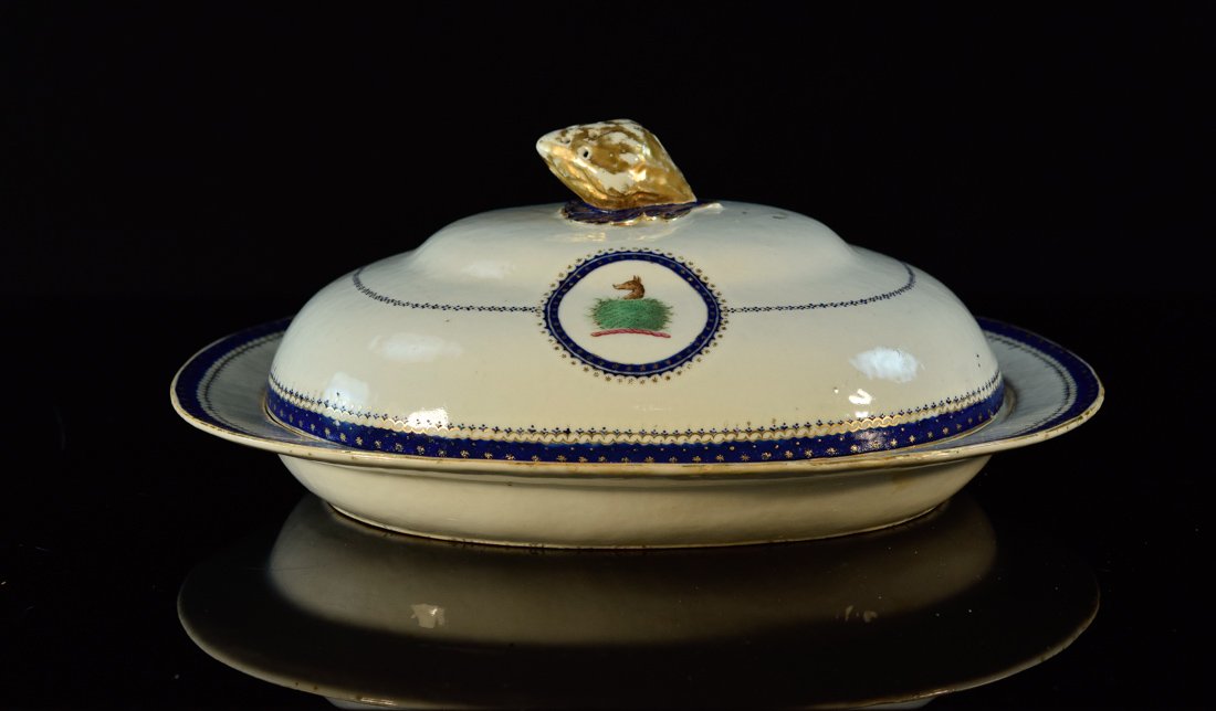 Chinese Export Porcelain Tureen - Armorial (1 of 7)