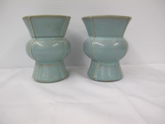 Pair JU Type, TSUN-FORM, SUNG PERIOD: Height 6 " x 4 3/4" Wide All measurements are approximate. The item description comes directly from the consignor, the former owner of Schuster's of Princeton, NJ. It is the sole responsibility of the
