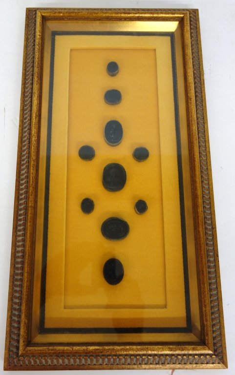 Roman or Greek Carnelian Intaslio: Roman or Greek Carnelian Intaslio (Scals) 10 inches x 19 inches.