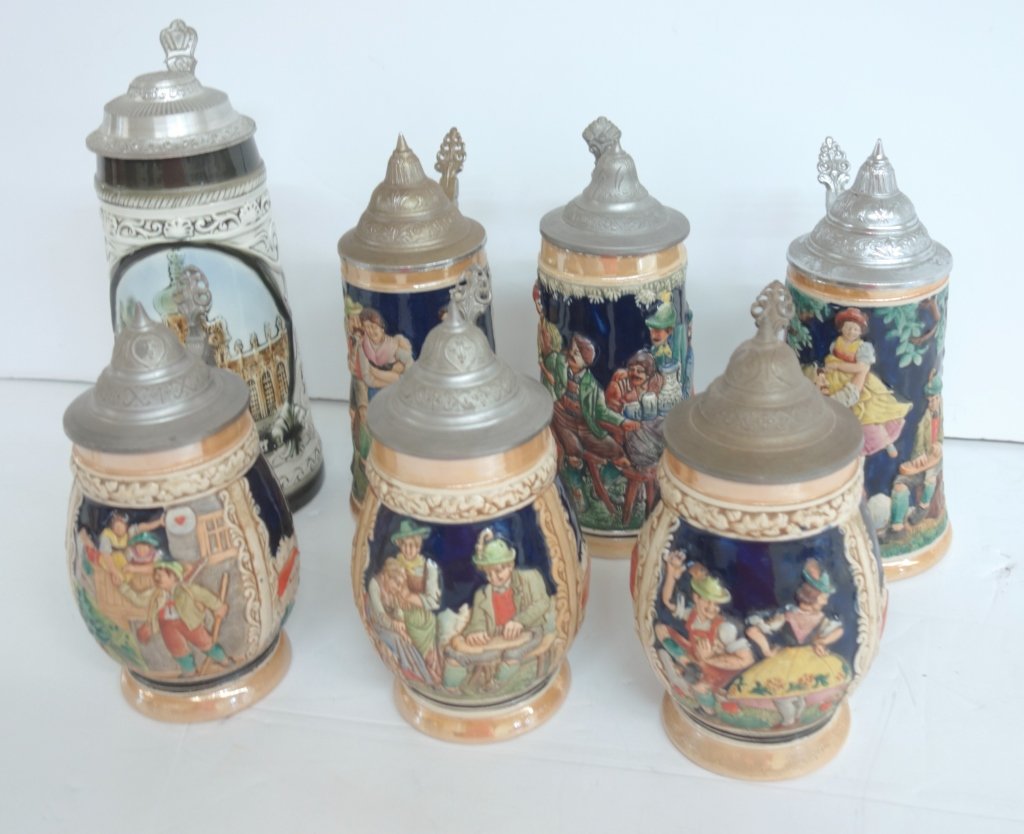 7 German Steins (1 of 10)
