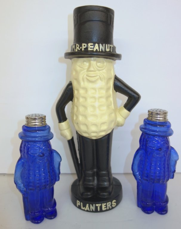 3 pc. Mr Peanut bank, salt & pepper shakers (1 of 4)