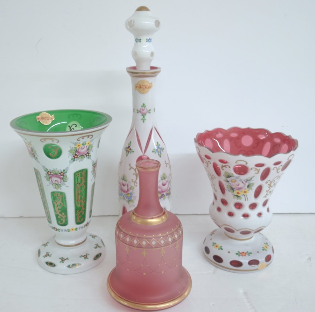 Bohemia glass & cranberry glass (1 of 4)