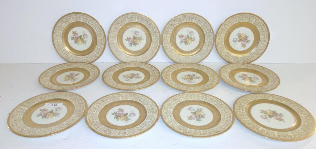 12 H & Co. (Heinrich & co.) Selb Bavaria plates (1 of 5)