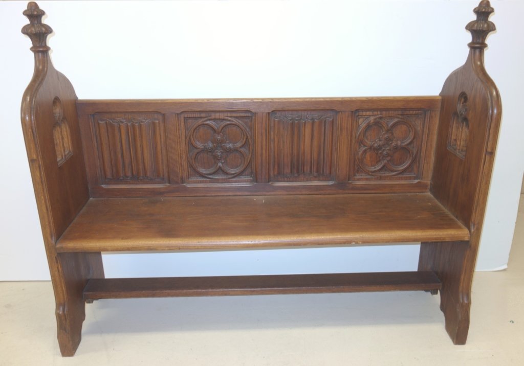 Oak Church pew (1 of 4)