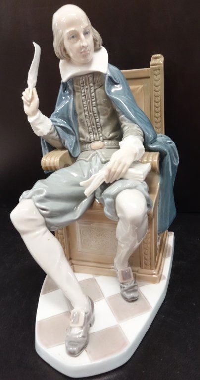 Large Lladro Shakespeare statue (1 of 7)