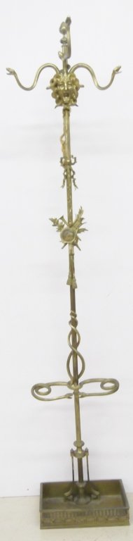 Brass "Medusa" coat rack/umbrella stand (1 of 3)