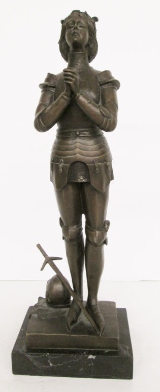 Joan of Arc  bronze statue M. Merci (1 of 5)