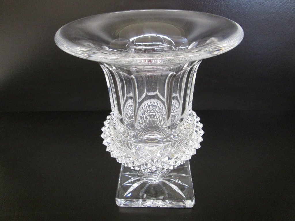 St. Louis Versailles clear crystal vase (1 of 3)