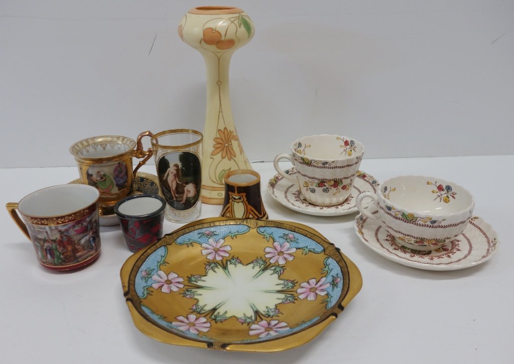 12 pieces assorted porcelain (1 of 10)