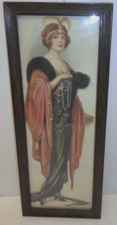 Art Nouveau woman print (1 of 2)