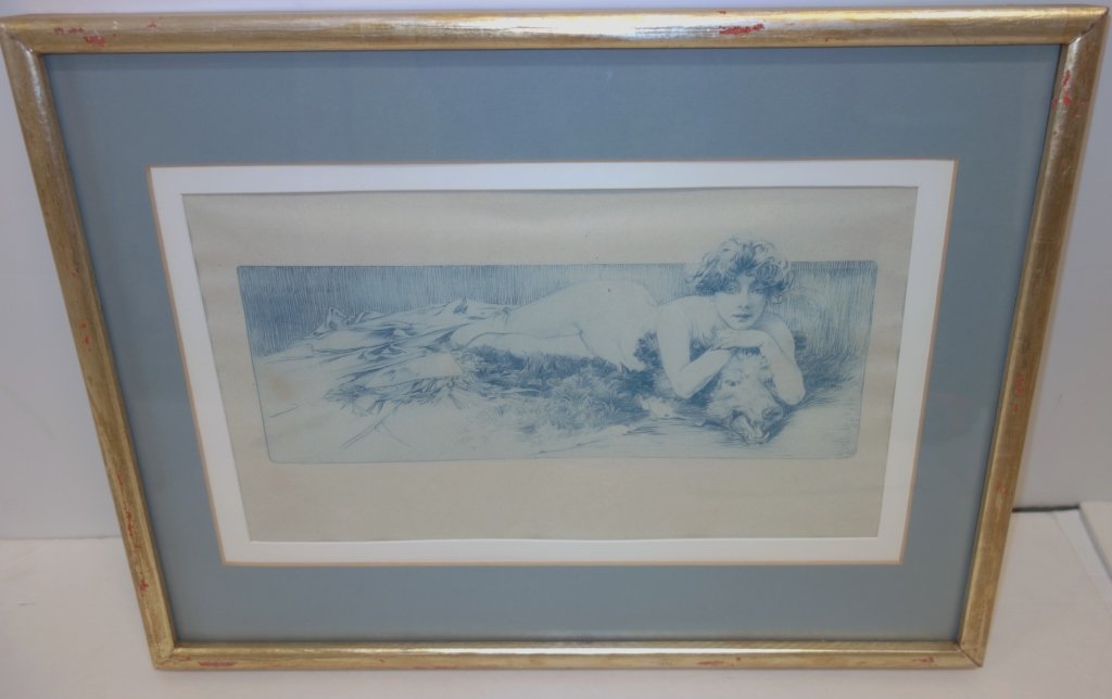 Art Nouveau Mucha  style print (1 of 1)