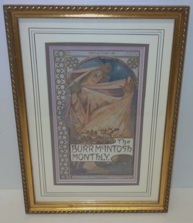 Art Nouveau Mucha magazine cover (1 of 2)