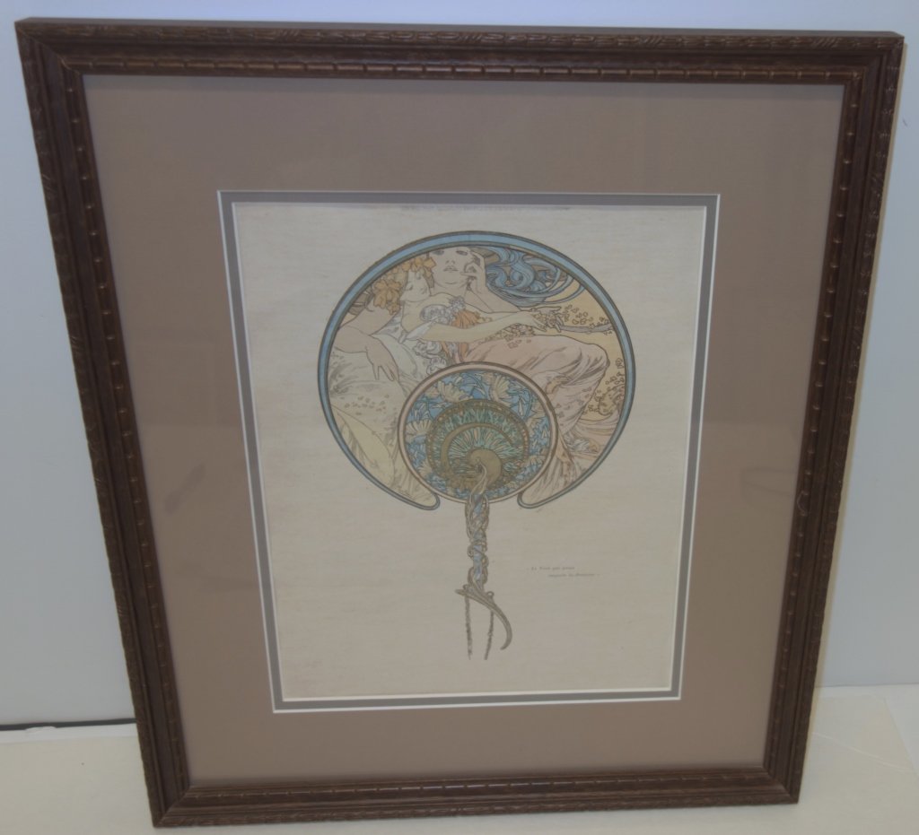 Art Nouveau Mucha print (1 of 1)