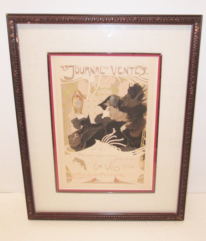 Art Nouveau print by Geroges De Feure (1 of 2)