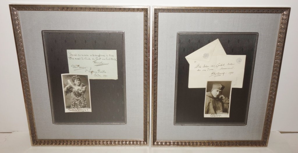 2 theatre performers signed photos & letters (1 of 5)