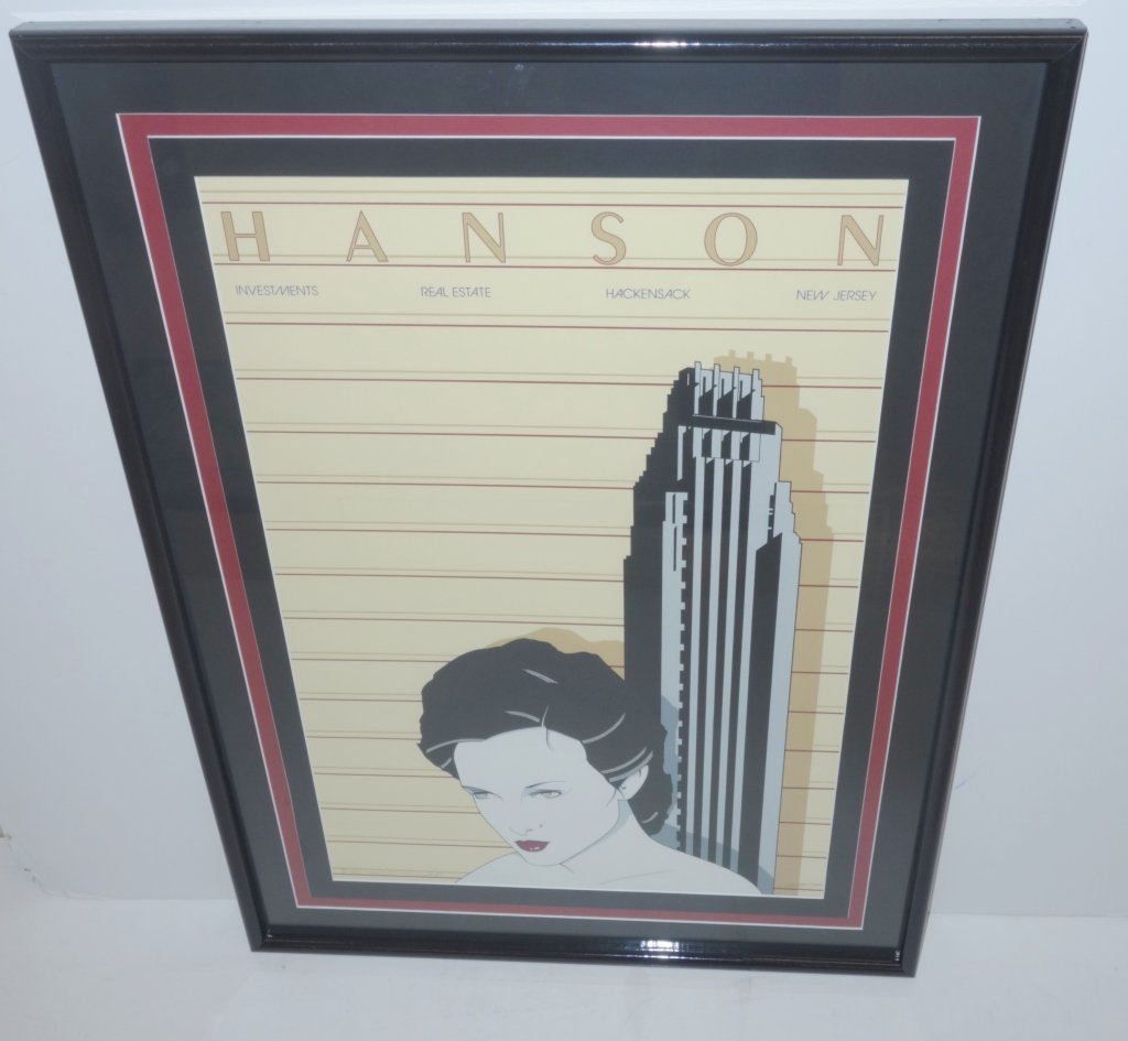 Patrick Nagel  print (1 of 3)