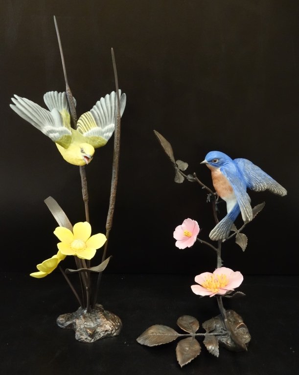 2 Boehm porcelain & bronze bird statues (1 of 6)