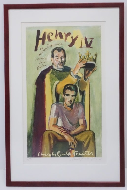 James McMullan lithograph Henry V (1 of 3)